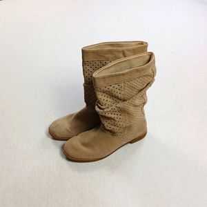 TOMS Serra Oxford Suede Boots Slouchy Mid-Calf